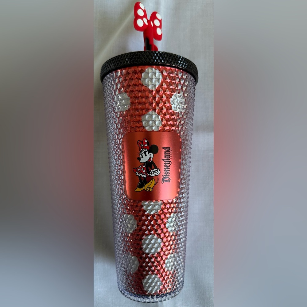 Disneyland Minnie Mouse Starbucks Tumbler with Straw - NIB